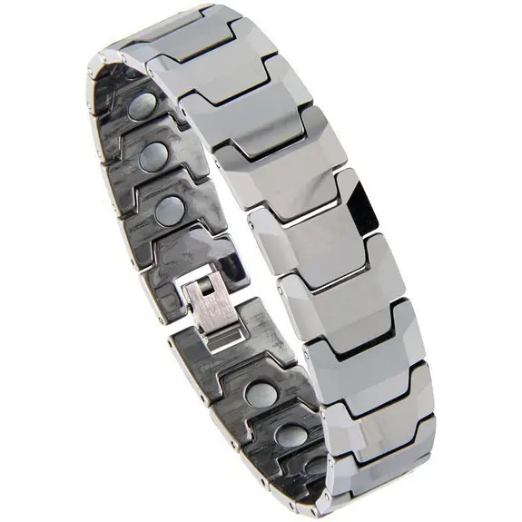 Gentleman's Nice Gift Bohemia Stylish Jewelry Tungsten steel Black Watch Chain Shape Luxury Bangle Bracelet Size:21.5cm
Gentleman's Nice Gift Bohemia Stylish Jewelry Tungsten steel Black Watch Chain Shape Luxury Bangle Bracelet Size:21.5cm