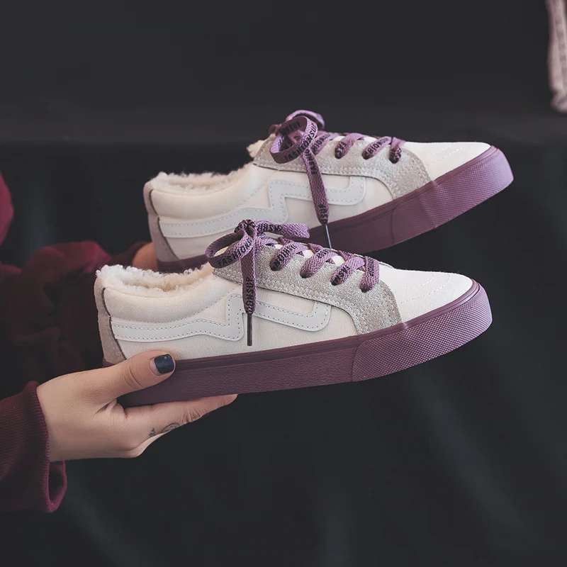 Tleni Shoes Woman Winter 2018 Short Plush Inside Lace Up Mixed Color Female Sneakers Fur Lined Fashion Design Size 35-40 ZF-45
Tleni Shoes Woman Winter 2018 Short Plush Inside Lace Up Mixed Color Female Sneakers Fur Lined Fashion Design Size 35-40 ZF-45