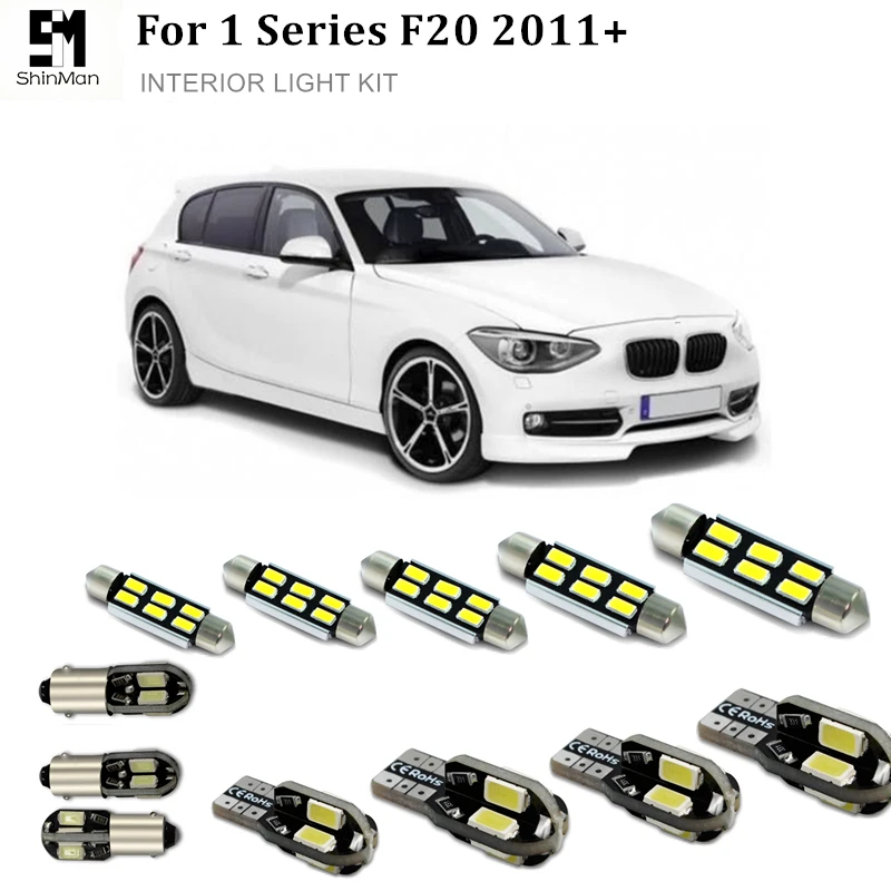 Shinman 14pcs Car LED Interior Light Kit Error Free Auto Led Bulbs For BMW F20 accessories 2011+ led interior lighting
Shinman 14pcs Car LED Interior Light Kit Error Free Auto Led Bulbs For BMW F20 accessories 2011+ led interior lighting