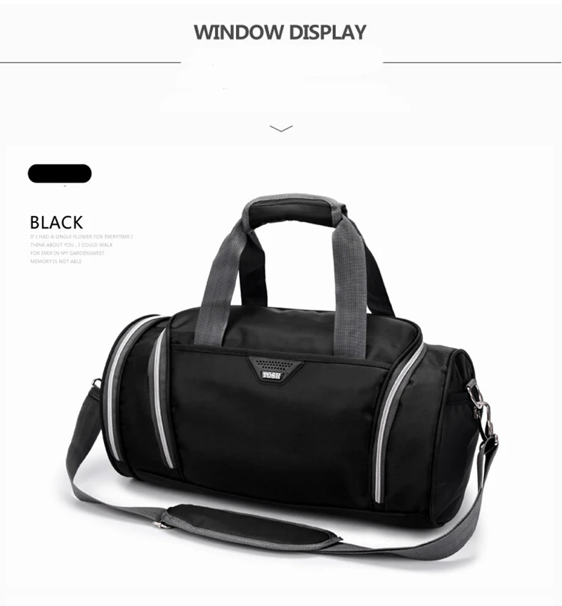 Professional Waterproof Large Sports Gym Bag With Shoes Pocket MenWomen Outdoor Fitness Training Duffle Bag Travel Yoga Handbag (5)