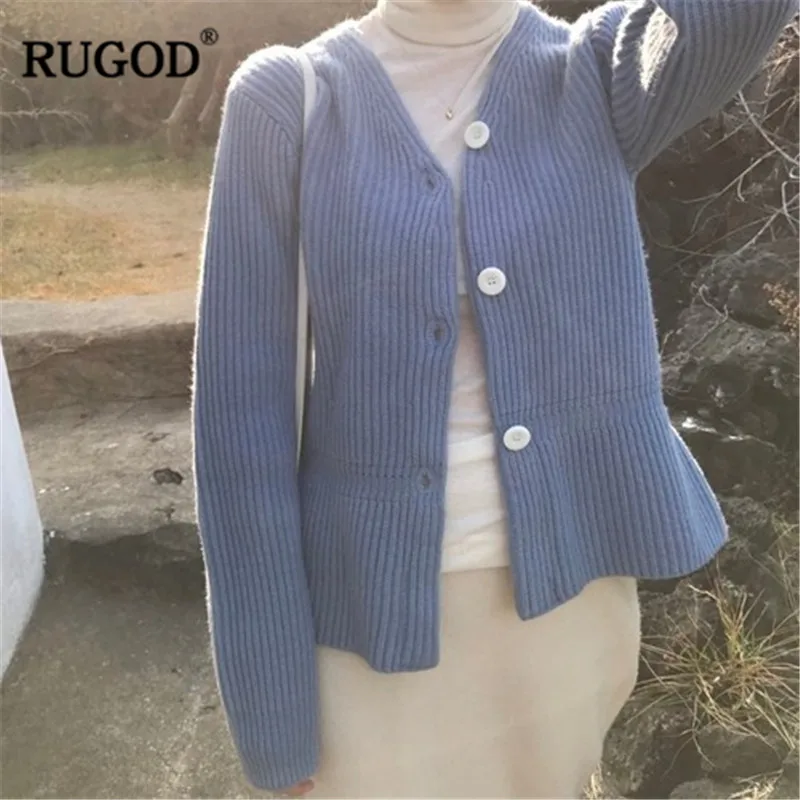 RUGOD Fashion Solid Women Cardigans Sweet Lady Casual V-Neck Women Sweaters Knitted Women Tops Autumn Clothes sueter mujer
RUGOD Fashion Solid Women Cardigans Sweet Lady Casual V-Neck Women Sweaters Knitted Women Tops Autumn Clothes sueter mujer