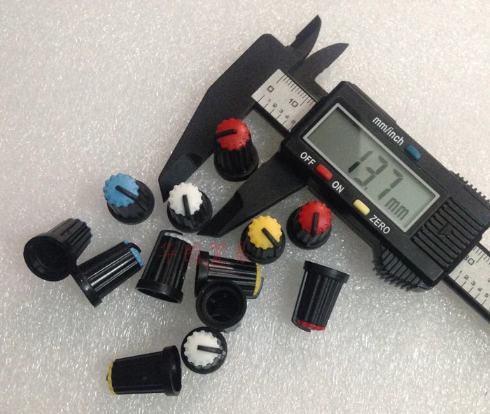 12pcs for D-axis half-axis rotary potentiometer encoder knob cap / audio volume switch instrument adjustment knob caps hole 6mm
12pcs for D-axis half-axis rotary potentiometer encoder knob cap / audio volume switch instrument adjustment knob caps hole 6mm
