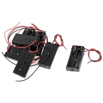 7Pcs Black Red 2-Wire Cable Connectors 2x AAA Battery Box Case Holder
7Pcs Black Red 2-Wire Cable Connectors 2x AAA Battery Box Case Holder