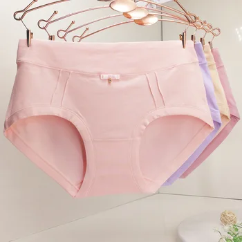 The new lady cotton waist waist briefs Pure organic cotton breathable women briefs 5piece/lot
The new lady cotton waist waist briefs Pure organic cotton breathable women briefs 5piece/lot