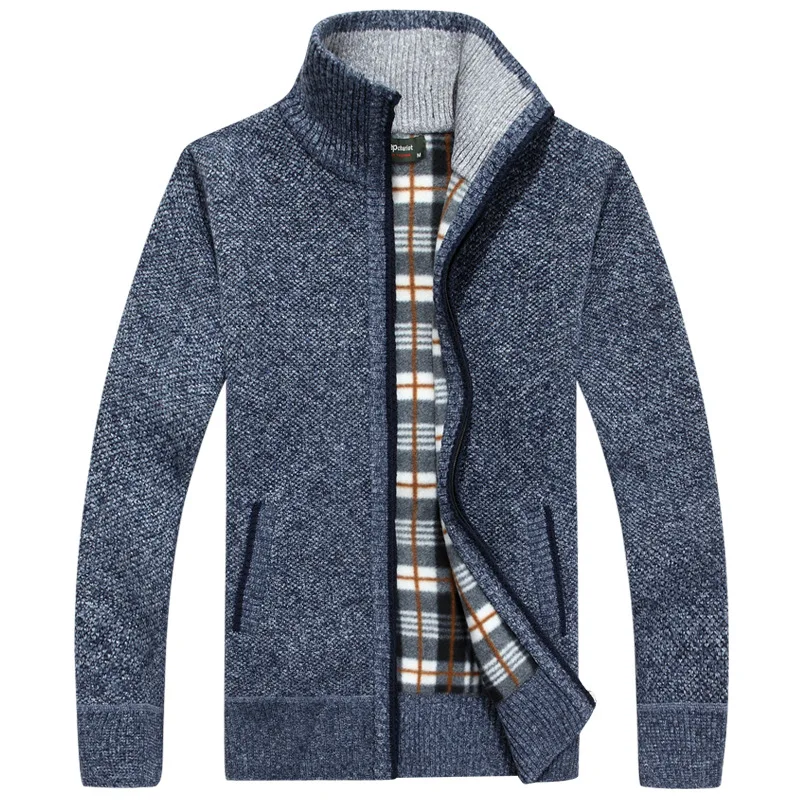 Men's casual cardigan, collar sweater, zipper cardigan, high collar knitted sweater, men's sweater jacket, 2019
Men's casual cardigan, collar sweater, zipper cardigan, high collar knitted sweater, men's sweater jacket, 2019
