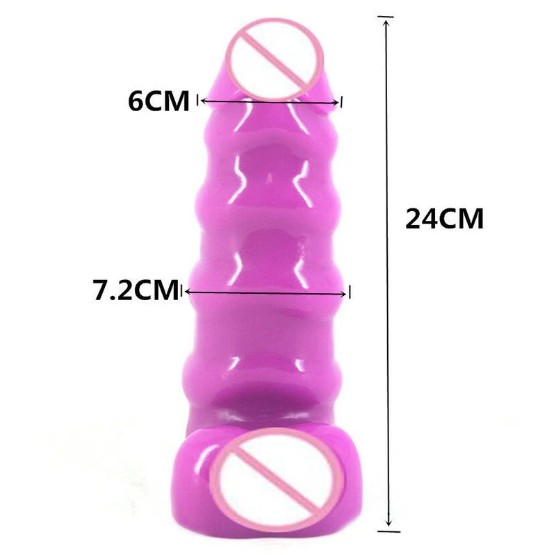 2.76" FAAK Huge Dildo Wave Beads Penis Anal Plug Erotic Toy Woman Masturbation Faloimitator Big Thick Anal Dildo butt plug dong 10