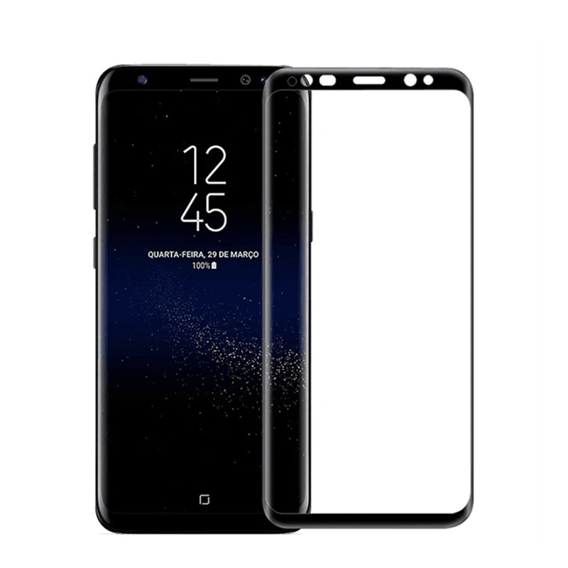 For Samsung Galaxy S8 Full Cover Tempered Glass 3D Screen Protector Covering Protective Film On S 8 SM-G950F pelicula de
For Samsung Galaxy S8 Full Cover Tempered Glass 3D Screen Protector Covering Protective Film On S 8 SM-G950F pelicula de