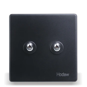 Wall Switch Socket, 86-Type Concealed Black Steel Frame, Two Open Double Control Switch Seat, PC 220V 10A
Wall Switch Socket, 86-Type Concealed Black Steel Frame, Two Open Double Control Switch Seat, PC 220V 10A