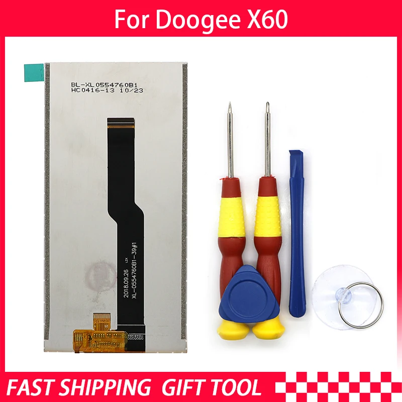 New Original LCD Display For Doogee X60 LCD Screen Replacement Parts + Disassemble Tool
New Original LCD Display For Doogee X60 LCD Screen Replacement Parts + Disassemble Tool