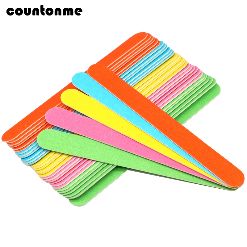 50Pcs/Lot Nail File Wooden Nail Art Sanding Buffer Block Pedicure Manicure Buffing Colorful Polishing Tools Professional Files
50Pcs/Lot Nail File Wooden Nail Art Sanding Buffer Block Pedicure Manicure Buffing Colorful Polishing Tools Professional Files