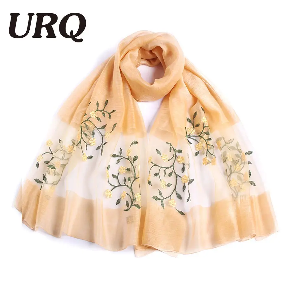 Embroidered Silk scarf 50% Silk Natural 50% Wool Floral Scarfs Women's Lightweight Shawl Wrap Ladies Gift ZZS5201
Embroidered Silk scarf 50% Silk Natural 50% Wool Floral Scarfs Women's Lightweight Shawl Wrap Ladies Gift ZZS5201