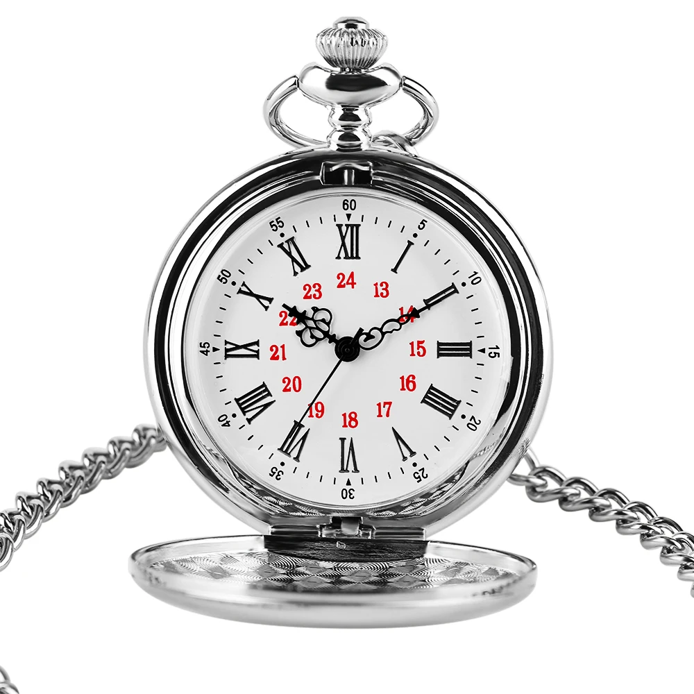 2020 логотип на заказ серебряные гладкие кварцевые карманные часы цепочка брелок