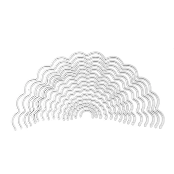 Half Decorative Circles Metal Cutting Dies Stencil for DIY Scrapbooking Album Embossing Paper Cards Decorative Crafts
Half Decorative Circles Metal Cutting Dies Stencil for DIY Scrapbooking Album Embossing Paper Cards Decorative Crafts