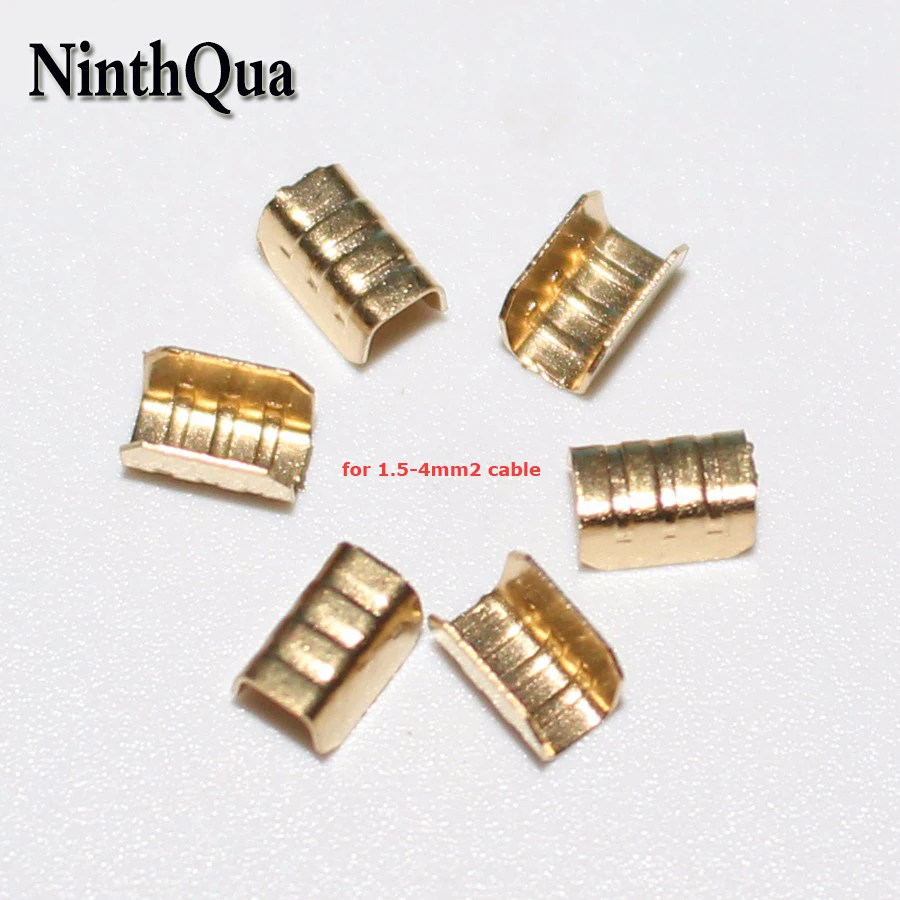 200pcs U Type Car Wiring Harness Terminal Connectors Copper Joint Terminals for 1.5-4mm2 cable etc.
200pcs U Type Car Wiring Harness Terminal Connectors Copper Joint Terminals for 1.5-4mm2 cable etc.