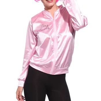 Women Basic Coats Solid Tracksuit Women Jacket Lady Retro Jacket Women Fancy Pink Dress Grease Costume
Women Basic Coats Solid Tracksuit Women Jacket Lady Retro Jacket Women Fancy Pink Dress Grease Costume