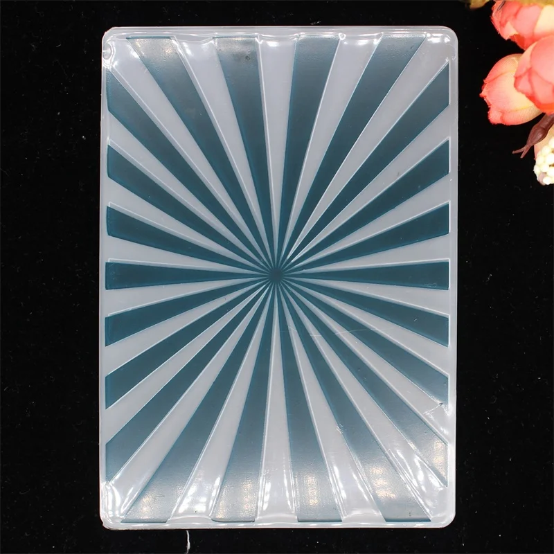 KSCRAFT Ray Plastic Embossing Folders for DIY Scrapbooking Paper Craft/Card Making Decoration Supplies
KSCRAFT Ray Plastic Embossing Folders for DIY Scrapbooking Paper Craft/Card Making Decoration Supplies