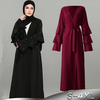 Abayas For Women 2019 UAE Abaya Kimono Dubai Kaftan Turkish Islam Qatar Pearls Cardigan Muslim Hijab Dress Robe Caftan Marocain
Abayas For Women 2019 UAE Abaya Kimono Dubai Kaftan Turkish Islam Qatar Pearls Cardigan Muslim Hijab Dress Robe Caftan Marocain