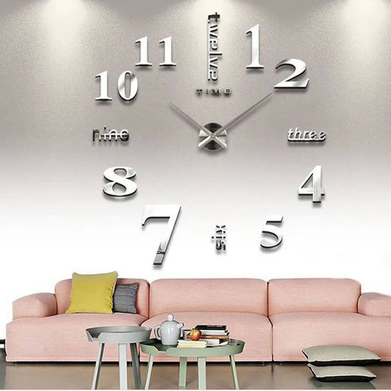 new wall clock 2018 design reloj de pared quartz watch large decorative diy clocks modern living room acrylic 3d stickers Letter
new wall clock 2018 design reloj de pared quartz watch large decorative diy clocks modern living room acrylic 3d stickers Letter