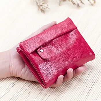 Genuine Leather Women Hasp Wallets Ladies Small Purse Female Zipper Short Wallet For Coins Thin Mini Solid Purses Coin Pocket
Genuine Leather Women Hasp Wallets Ladies Small Purse Female Zipper Short Wallet For Coins Thin Mini Solid Purses Coin Pocket