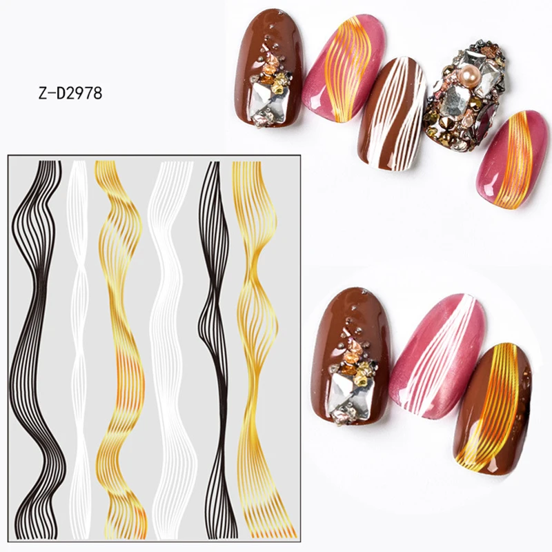 1 sheet Gold/Black/White 3D Nail Stiker 3D Tape For Nail Art Sticker Metal Strip Tape Multi-size 3D Nail Foil Nail Art Manicure
1 sheet Gold/Black/White 3D Nail Stiker 3D Tape For Nail Art Sticker Metal Strip Tape Multi-size 3D Nail Foil Nail Art Manicure