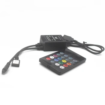 5PC 5V Music IR Controller 20 Keys 6A 3*2A Black Voice Sound Sensor Remote Practical Home Party F usb 5050 3528 RGB 5V LED Strip
5PC 5V Music IR Controller 20 Keys 6A 3*2A Black Voice Sound Sensor Remote Practical Home Party F usb 5050 3528 RGB 5V LED Strip