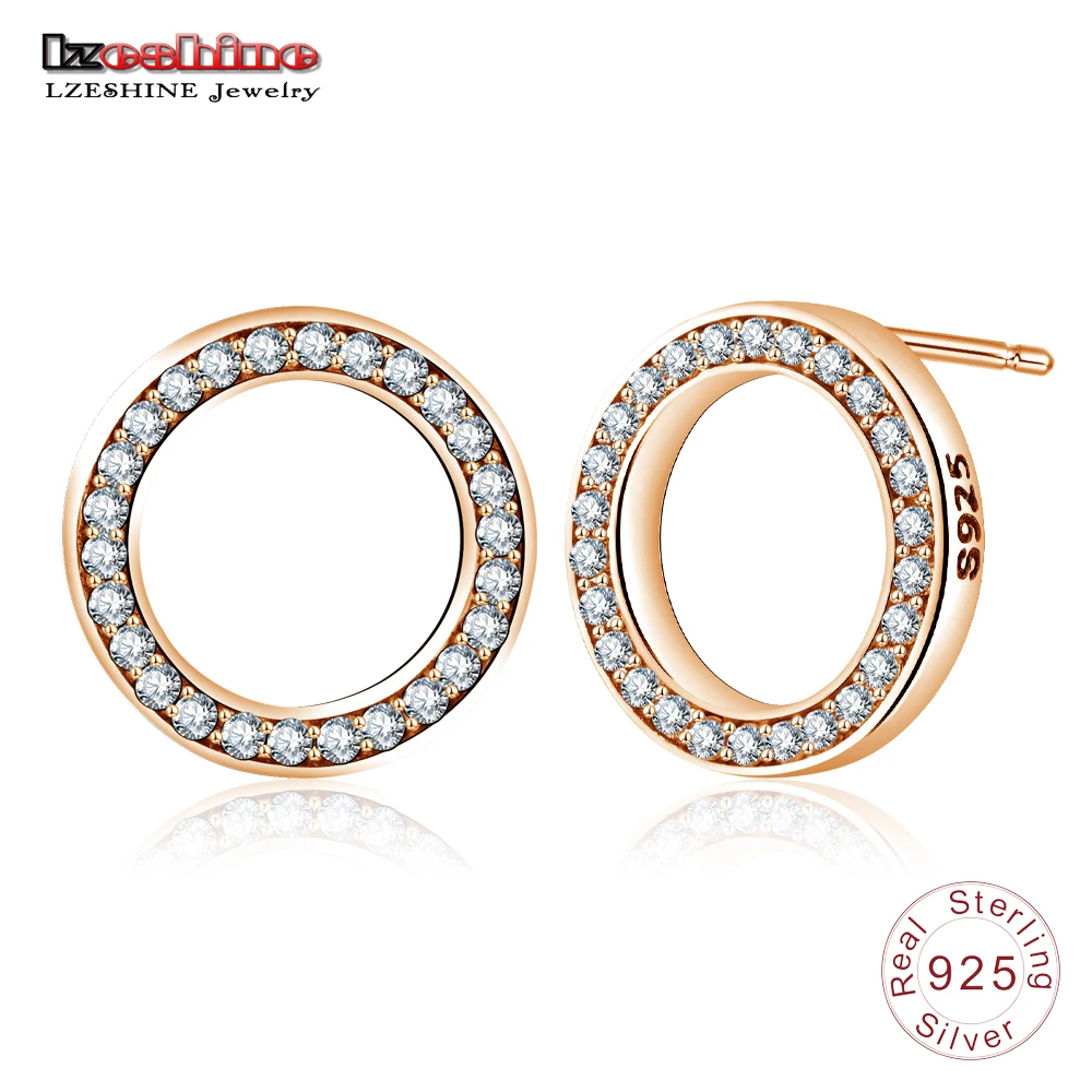 LZESHINE Silver Stud Earrings Fashion 925 Sterling Silver Forever Circular Stud Earrings For Women Authentic Original Jewelry
LZESHINE Silver Stud Earrings Fashion 925 Sterling Silver Forever Circular Stud Earrings For Women Authentic Original Jewelry