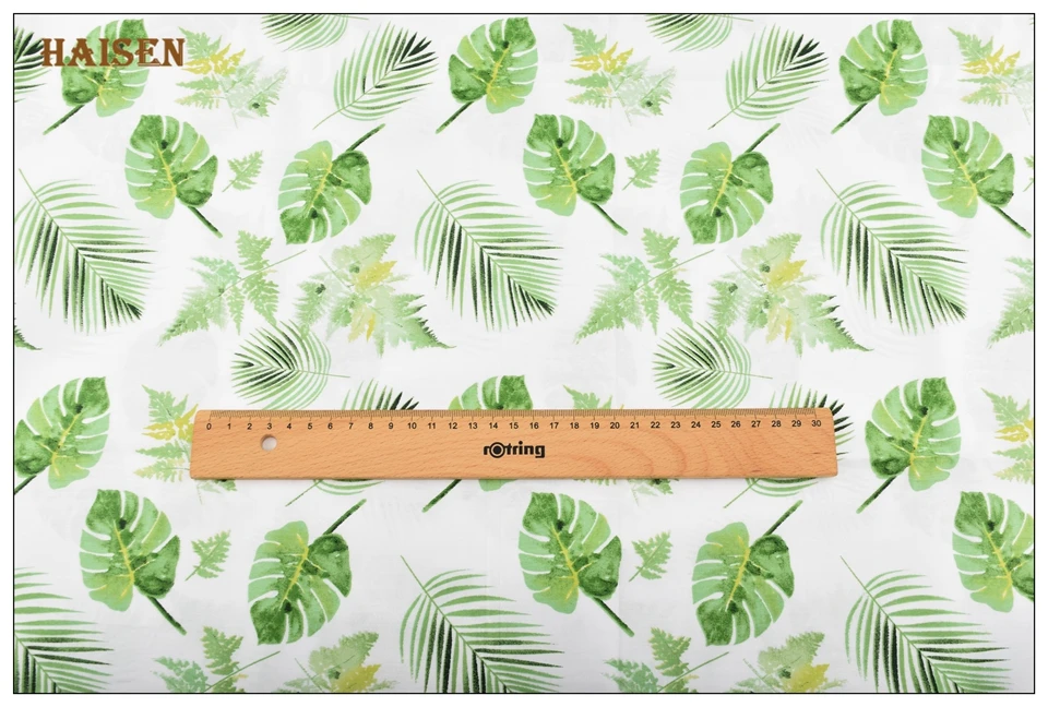 Haisen,Green Floral Series Cloth,Printed Twill Cotton Fabric For DIY Quilting&Sewing Baby&Child/Sheet,Pillow,Cushion Material Haisen,Green Floral Series Cloth,Printed Twill Cotton Fabric For DIY Quilting&Sewing Baby&Child/Sheet,Pillow,Cushion Material