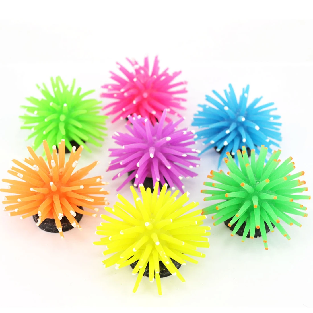 

Aquarium Landscaping Decoration Artificial Silicone Sea Anemone Simulation Coral Plant Underwater Aquatic Ornament Decoration