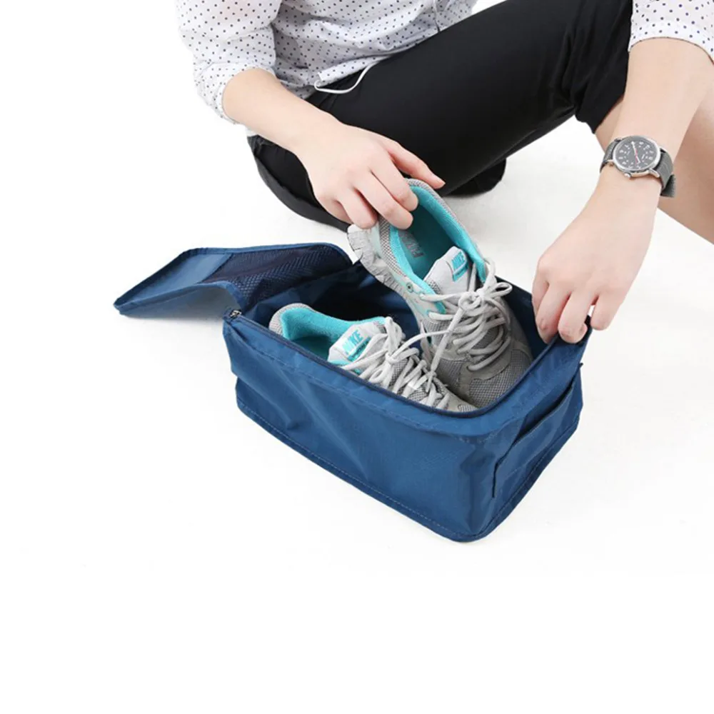 Convenient Travel Storage Bag Nylon 6 Colors Portable Organizer Bags Shoe Sorting Pouch multifunction 11