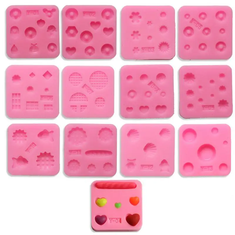 DIY Jewelry Geometry Craftsmanship Tools Multiple Pattern Mini Silicone Mold Chocolate Cake Baking Tools
DIY Jewelry Geometry Craftsmanship Tools Multiple Pattern Mini Silicone Mold Chocolate Cake Baking Tools