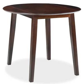 Drop-leaf Dining Table Round Brown MDF 90x 75 cm Modern Table for Living Room/Dining Room Furniture Home Decor New Arrival
Drop-leaf Dining Table Round Brown MDF 90x 75 cm Modern Table for Living Room/Dining Room Furniture Home Decor New Arrival