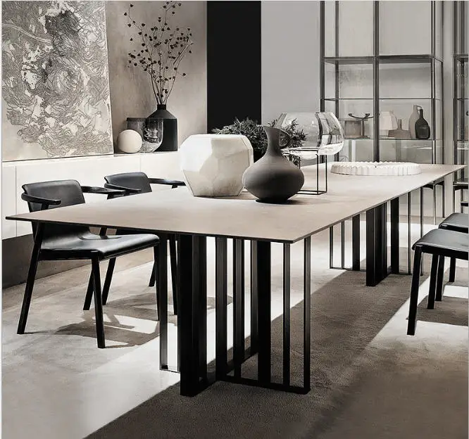 designer unique stainless steel marble dining room set with rectangle table and 4 leather chairs mesa de jantar muebles comedor
designer unique stainless steel marble dining room set with rectangle table and 4 leather chairs mesa de jantar muebles comedor