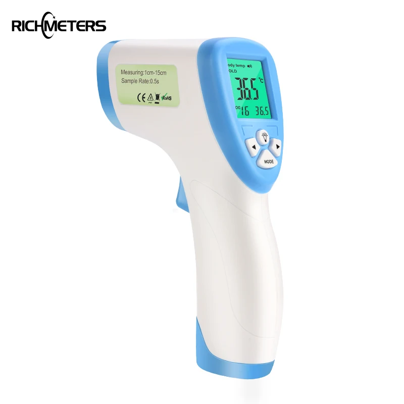 Digital Thermometer Infrared Baby Adult Forehead Non-contact Infrared Thermometer With LCD Back light Data Logger
Digital Thermometer Infrared Baby Adult Forehead Non-contact Infrared Thermometer With LCD Back light Data Logger