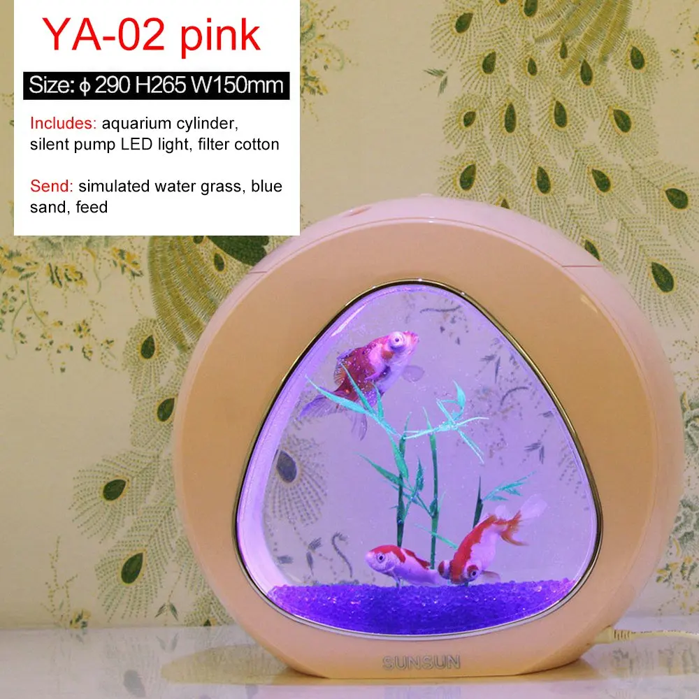 Sunsun Ecology New Style Mini Nano Table Top Ecology Fish Tank Aquarium With Built-in Filter And LED Light 6L 110-220V 50Hz
Sunsun Ecology New Style Mini Nano Table Top Ecology Fish Tank Aquarium With Built-in Filter And LED Light 6L 110-220V 50Hz