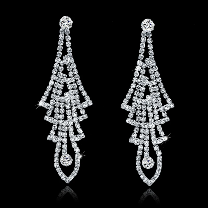 2018 crystal stud earrings for women fashion imitation wedding silver statement earrings brand pendientes SER150104
2018 crystal stud earrings for women fashion imitation wedding silver statement earrings brand pendientes SER150104