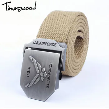110CM US Air Force Military Belt Army Men's Canvas Belt Automatic Buckle Solid Colors Striped Cintos Cinturon Masculino Ceinture
110CM US Air Force Military Belt Army Men's Canvas Belt Automatic Buckle Solid Colors Striped Cintos Cinturon Masculino Ceinture