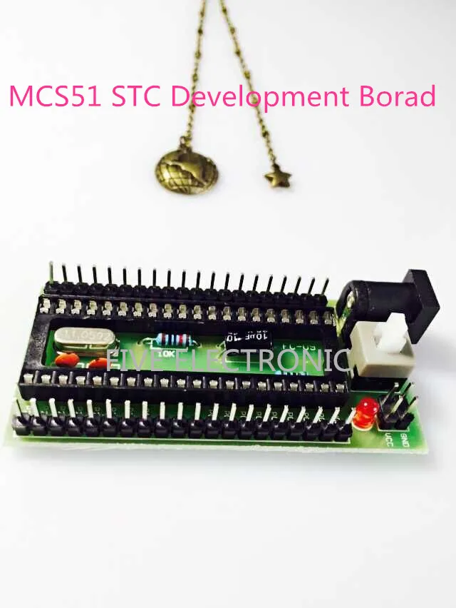 40Pins Connector Lock51 Single Chip Microcomputer MiniSystem Board MCS51STC DevelopmentBoard,use for car,robot DIYmodel
40Pins Connector Lock51 Single Chip Microcomputer MiniSystem Board MCS51STC DevelopmentBoard,use for car,robot DIYmodel