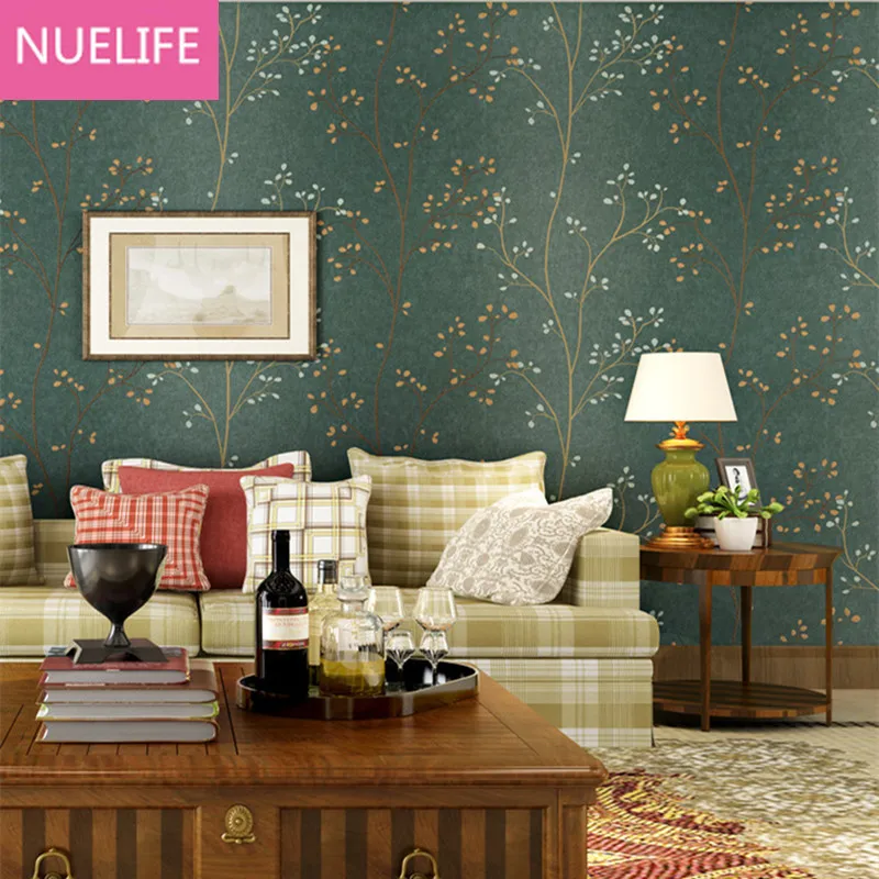 0.53x10 meters American pastoral tree pattern non-woven wallpaper living room bedroom wedding room TV background wallpaper
0.53x10 meters American pastoral tree pattern non-woven wallpaper living room bedroom wedding room TV background wallpaper