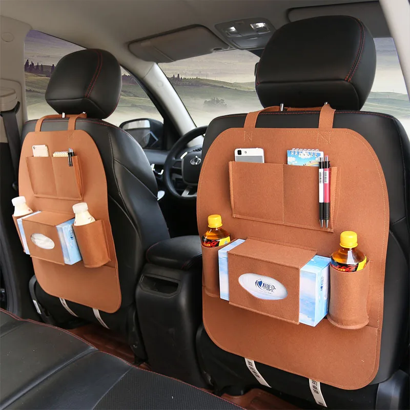 Car Storage Bag Back Seat Organizer Box Felt Covers Stowing Tidying Universal Backseat Holder Multi-Pockets Container 1 pc New
Car Storage Bag Back Seat Organizer Box Felt Covers Stowing Tidying Universal Backseat Holder Multi-Pockets Container 1 pc New