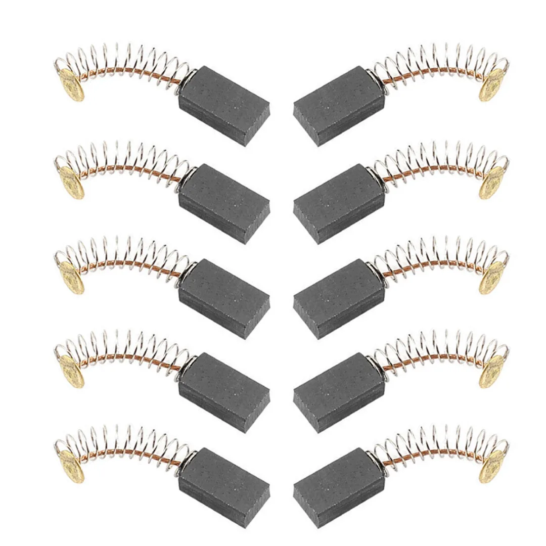 10pcs/lot New Mini Carbon Motor Brushes Replacement For Generic Electric Motor Mayitr Power Tool Accessories 14mm*8mm*5mm