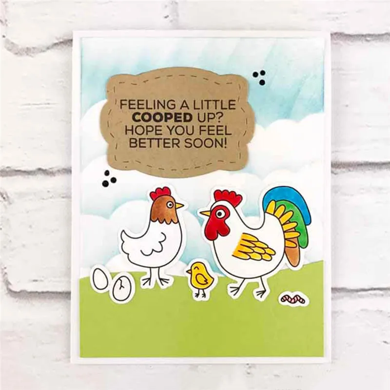 InLoveArts Chicken Stamps and Dies Animal Metal Cutting Dies with Stamp Poultry for Scrapbooking Craft Decor New Card Making
InLoveArts Chicken Stamps and Dies Animal Metal Cutting Dies with Stamp Poultry for Scrapbooking Craft Decor New Card Making