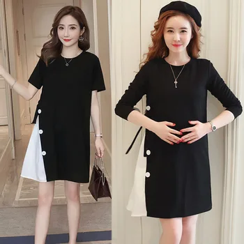 New M-2XL Maternity Clothes Autumn Long Sleeve Cotton Pregnant Dress Black Pregnancy Clothes For Pregnant Women Pregnancy dress
New M-2XL Maternity Clothes Autumn Long Sleeve Cotton Pregnant Dress Black Pregnancy Clothes For Pregnant Women Pregnancy dress