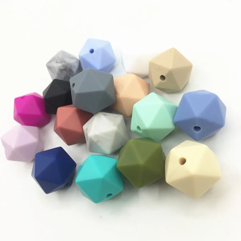 50pcs Hexagon -multi Loose Silicone Icosahedron Beads for Teething Necklace geometric chew beads diy beads Wholesales Fashion Ne
50pcs Hexagon -multi Loose Silicone Icosahedron Beads for Teething Necklace geometric chew beads diy beads Wholesales Fashion Ne