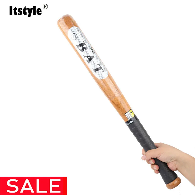 

Itstyle Good quality Solid wood Baseball Bat for The Bit hardwood Bats 53cm 63cm 73cm 83cm Outdoor Sports Fitness