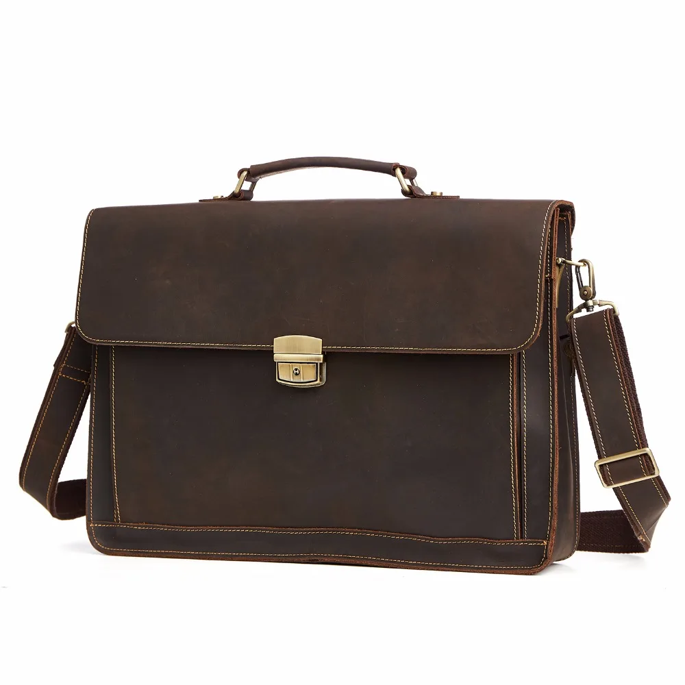 Business Satchel Briefcase For Laptop