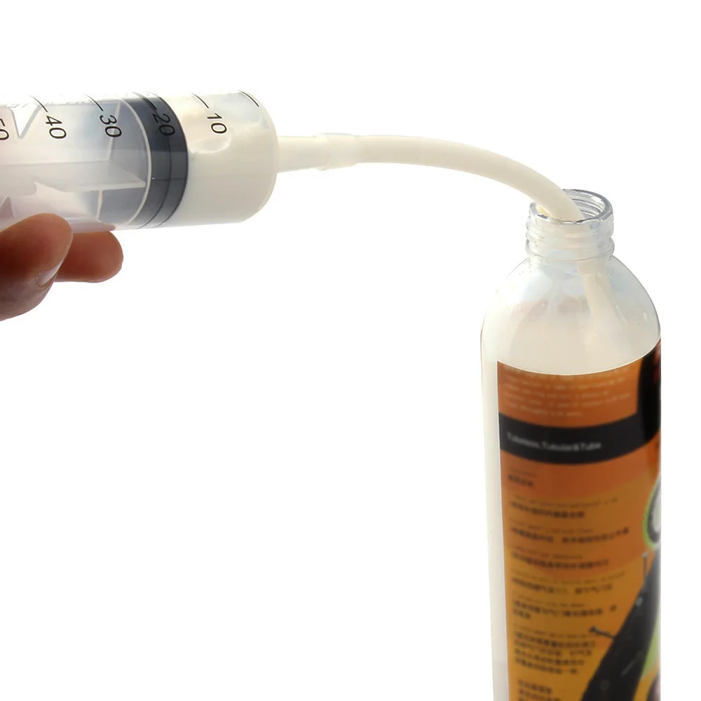 Bicycle Tubeless Tire Liquid Injection Tool Bike Tire Tubeless Sealant Injector 60ml Syringe Rubber Hose Kit for MTB Bicycle
Bicycle Tubeless Tire Liquid Injection Tool Bike Tire Tubeless Sealant Injector 60ml Syringe Rubber Hose Kit for MTB Bicycle