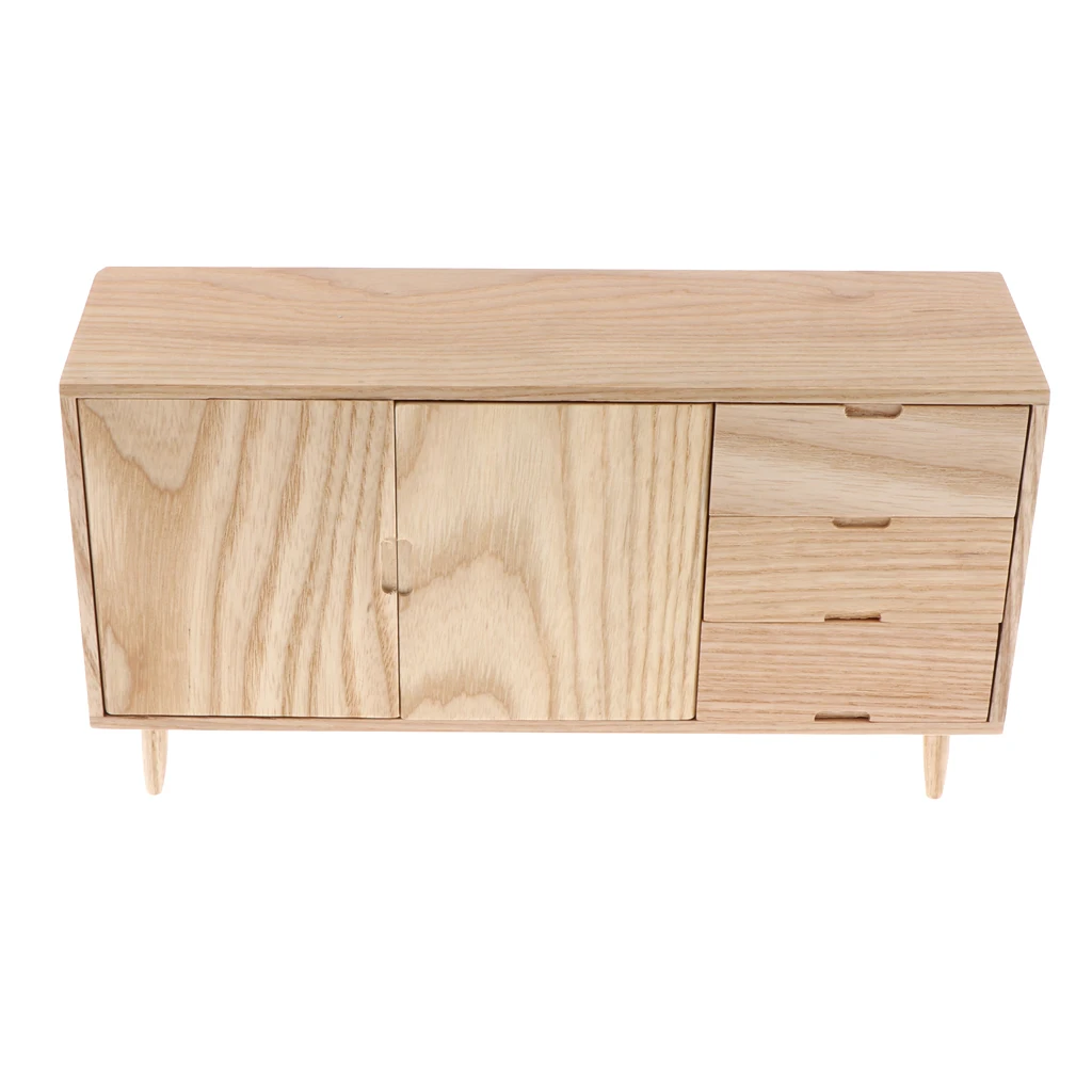 Dollhouse Furniture 1:6 Scale Wooden Dollhouse TV Stand Cabinet Bench with Drawers for Dolls House Living Room Decor
Dollhouse Furniture 1:6 Scale Wooden Dollhouse TV Stand Cabinet Bench with Drawers for Dolls House Living Room Decor