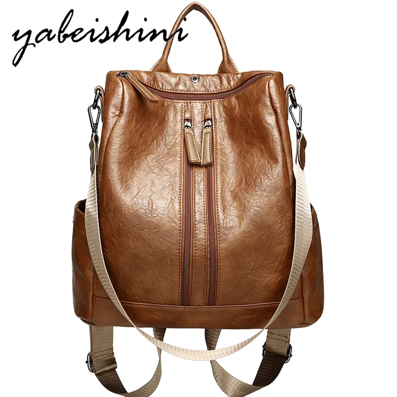 Womens Backpack Large Capacity Sac a Dos Femme multi-function backpack leather travel bag women Shoulder Bags ladies school bag
Womens Backpack Large Capacity Sac a Dos Femme multi-function backpack leather travel bag women Shoulder Bags ladies school bag