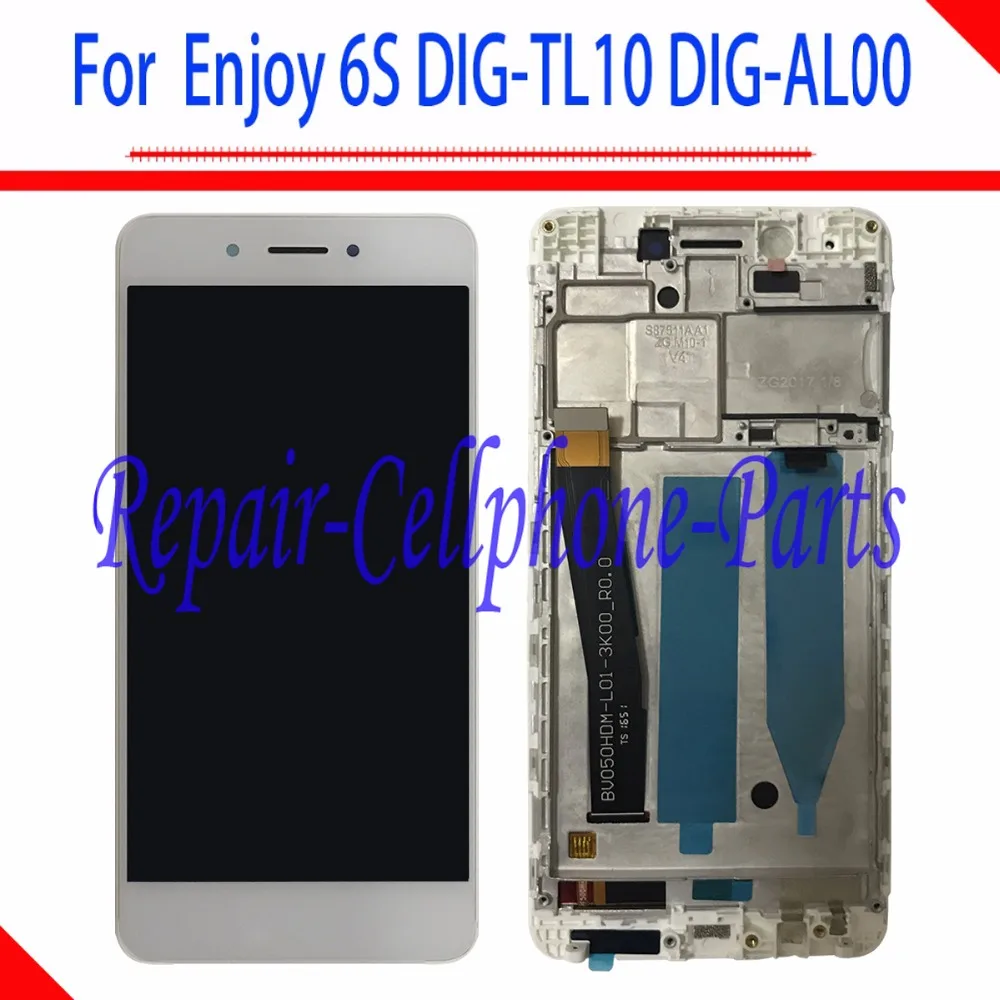 5.0 inch White Full LCD DIsplay+Touch Screen Digitizer + Frame Cover Assembly For huawei Enjoy 6S DIG-TL10 DIG-AL00
5.0 inch White Full LCD DIsplay+Touch Screen Digitizer + Frame Cover Assembly For huawei Enjoy 6S DIG-TL10 DIG-AL00