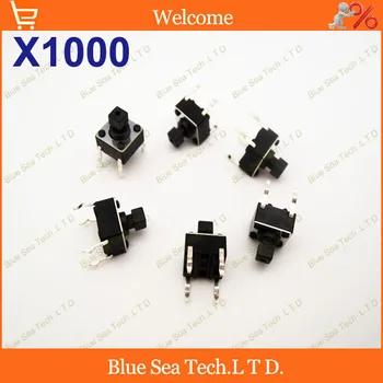 1000pcs 6*6*7.3mm Tactile Push Button Switch/Micro switch,6X6X7.3MM square button switch black
1000pcs 6*6*7.3mm Tactile Push Button Switch/Micro switch,6X6X7.3MM square button switch black
